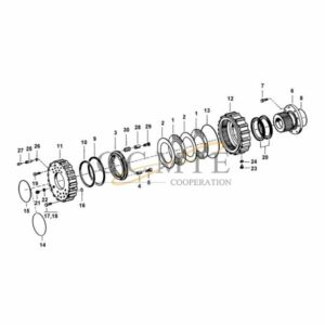 Kalmar 923562.0059 drive wheel brake spare parts