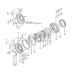 Kalmar 922473.0043 drive wheel brake spare parts