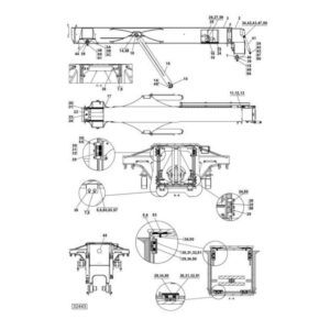 A40090.0200 Kalmar lifting beam 450 5XS spare parts