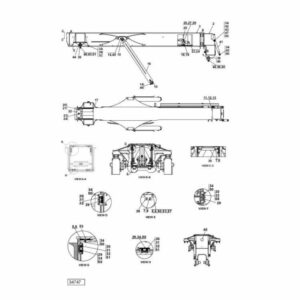 A48250.0200 Kalmar lifting beam 450 5XS spare parts