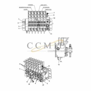 923853.0112 Kalmar hydraulic valve assy spare parts