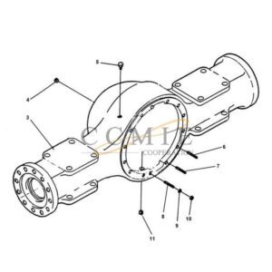 Kalmar 922473.0043 drive shaft housing spare parts