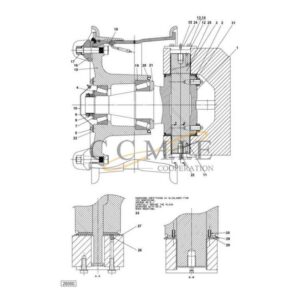 A39652.0100 Kalmar steering wheel suspension spare parts