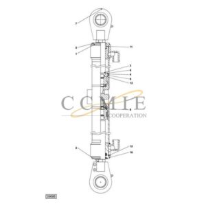 924015.0942 Kalmar side shifting cylinder spare parts