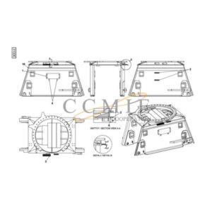 Kalmar 923853.0056 side shift carriage spare parts