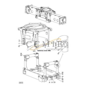 Kalmar 923853.0062 side shift carriage spare parts