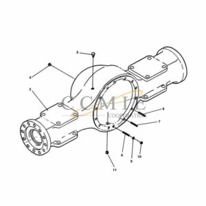 Kalmar 922473.0047 drive shaft housing spare parts
