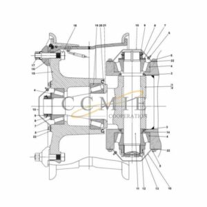 A25816.0300 Kalmar steering wheel suspension spare parts