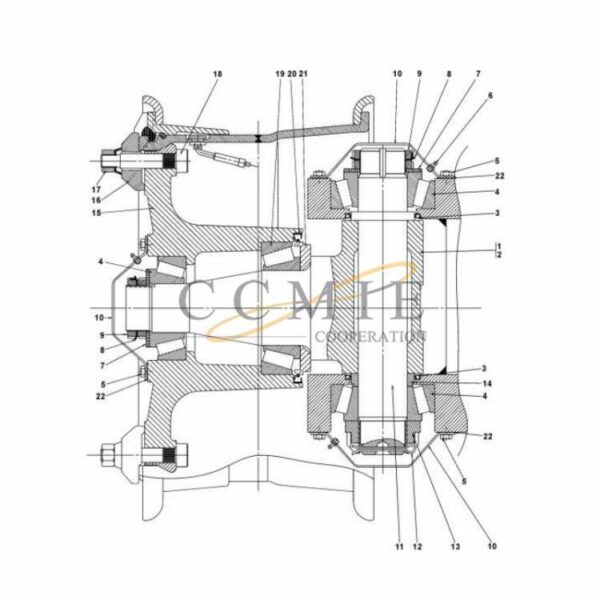 A25816.0300 Kalmar steering wheel suspension spare parts