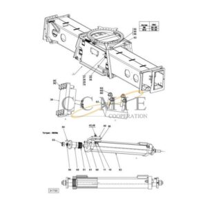 Kalmar 923853.0077 side shift carriage spare parts
