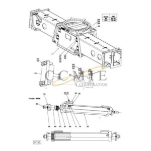 Kalmar 923853.0091 side shift carriage spare parts