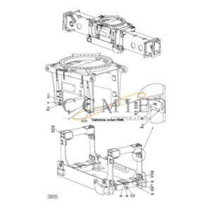 Kalmar 923853.0108 side shift carriage spare parts