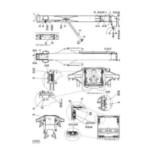 A40090.0400 Kalmar lifting beam 400-450 6std spare parts