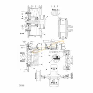 A46500.0100 Kalmar steering wheel suspension spare parts