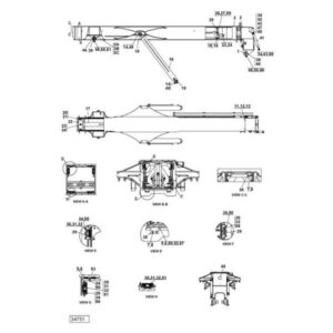 A48250.0400 Kalmar lifting beam 400-450 6std spare parts