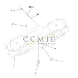 Kalmar 922473.0059 drive shaft housing spare parts