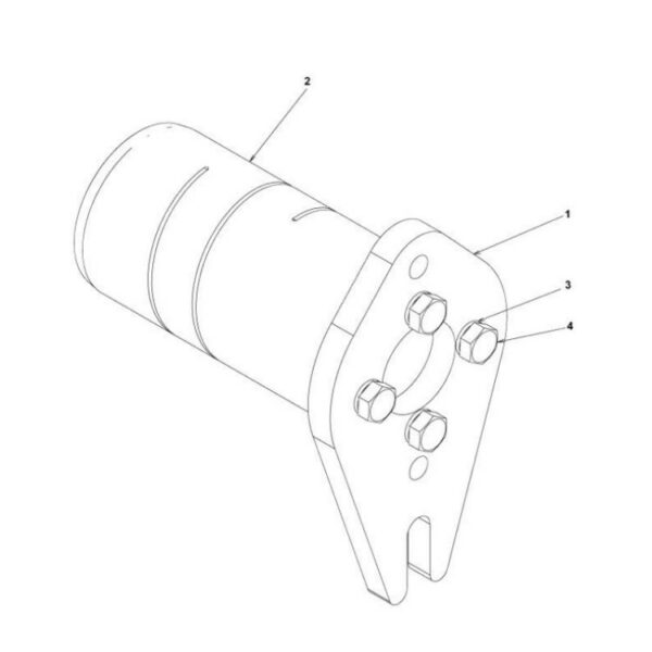 A47970.0100 Kalmar reach stacker shaft spare parts