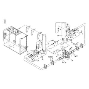 A40398.0100 Kalmar reach stacker hydraulic lift spare parts