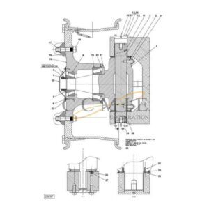 A39826.0100 Kalmar steering wheel suspension spare parts