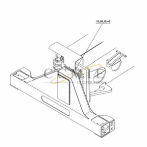 923942.0023 Kalmar reach stacker 20'-40' stop spare parts