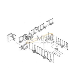 Kalmar 922473.0043 differential carrier spare parts