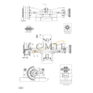 A48011.0100 Kalmar steering axle 18.00x33 spare parts