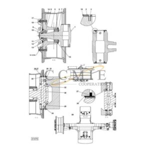 A46519.0100 Kalmar steering wheel suspension spare parts