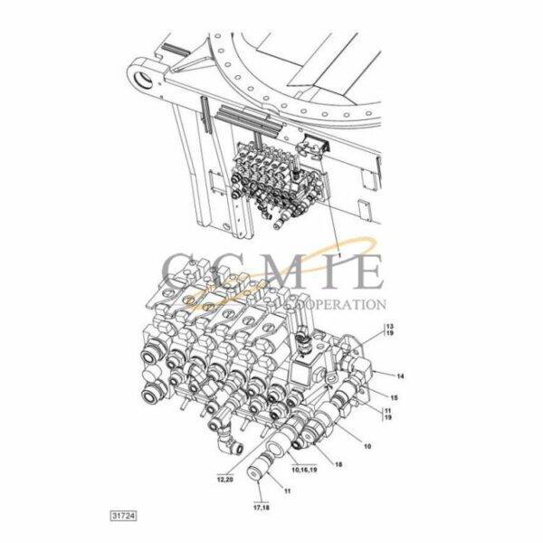 923942.0039 Kalmar attachment module spare parts