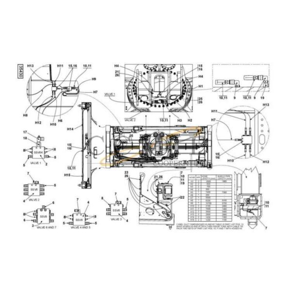 923942.0045 Kalmar central lubrication kombi spare parts