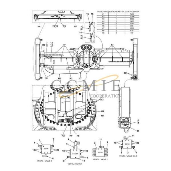 923942.0053 Kalmar central lubrication spare parts