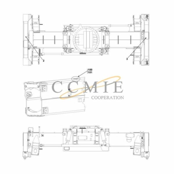 924015.0181 Kalmar reach stacker top lift spare parts