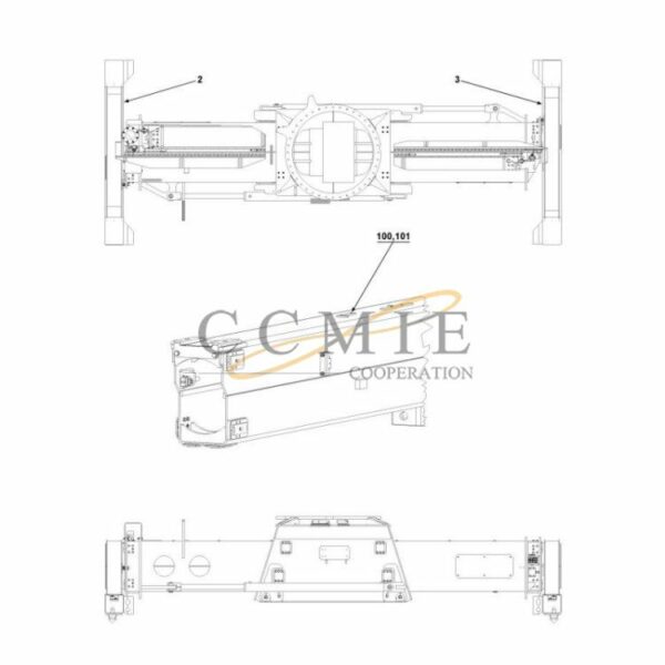923853.0049 Kalmar reach stacker top lift spare parts