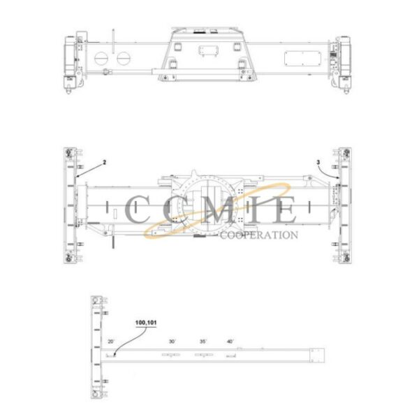 924015.0106 Kalmar reach stacker top lift spare parts