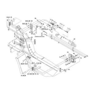 A40502.0100 Kalmar reach stacker hydraulic lift spare parts