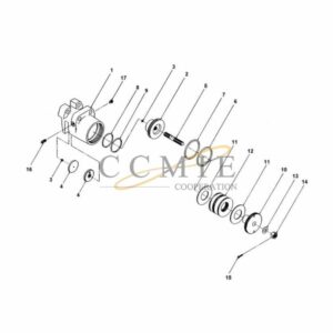 Kalmar 922473.0047 brake cylinder spare parts