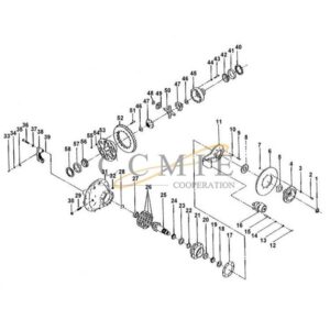 Kalmar 922473.0047 differential carrier spare parts
