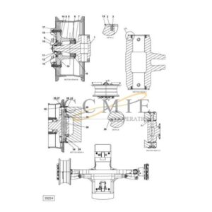 A48012.0100 Kalmar steering wheel suspension spare parts