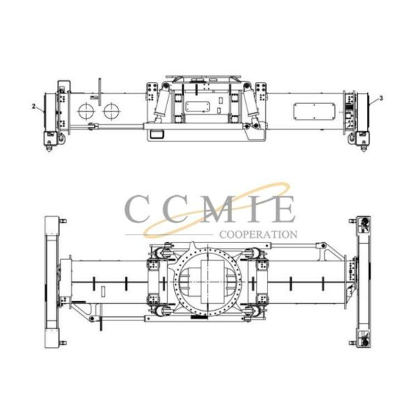 923855.1816 Kalmar reach stacker top lift spare parts
