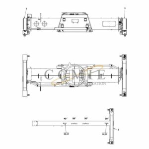 923976.2401 Kalmar reach stacker top lift spare parts