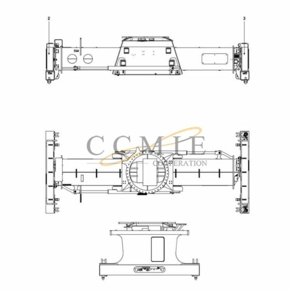 923941.0376 Kalmar reach stacker top lift spare parts