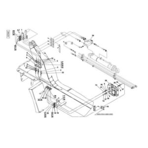 A43548.0100 Kalmar hydraulic protruding frame spare parts