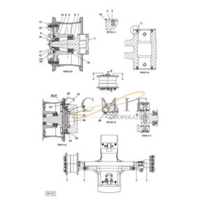 A48132.0100 Kalmar steering wheel suspension spare parts