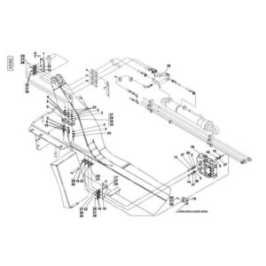 A43548.0200 Kalmar hydraulic protruding frame spare parts