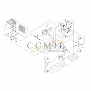Kalmar A44461.0100 hydraulic extra parking spare parts