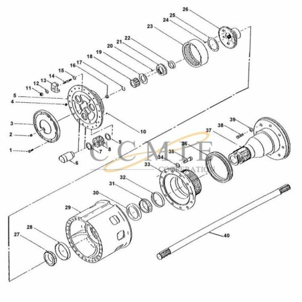 Kalmar 922473.0043 planetary wheel-ends spare parts