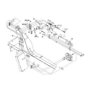 A43550.0100 Kalmar hydraulic protruding boom spare parts