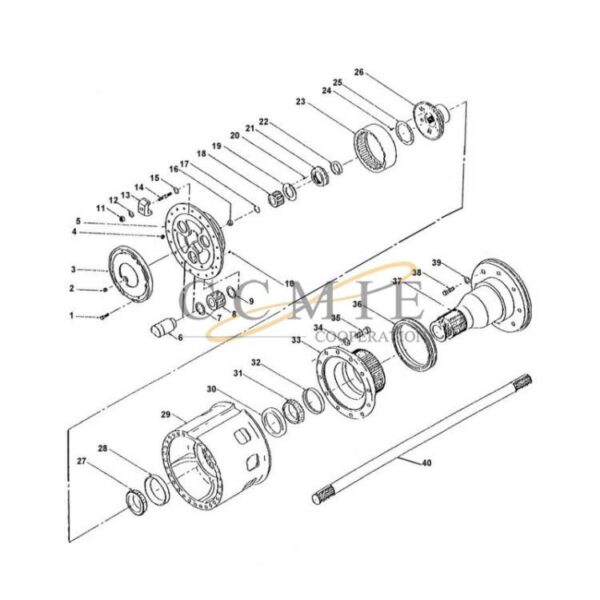 Kalmar 922473.0047 planetary wheel-ends spare parts