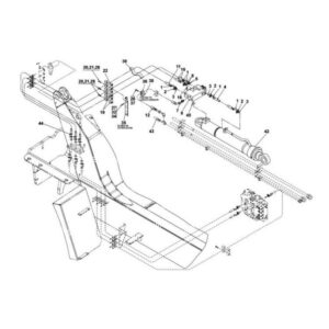 A43550.0200 Kalmar hydraulic protruding boom spare parts