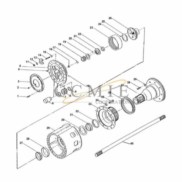 Kalmar 922473.0053 planetary wheel-ends spare parts