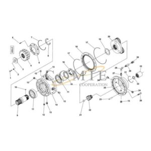 923853.0112 Kalmar gear clutch group spare parts